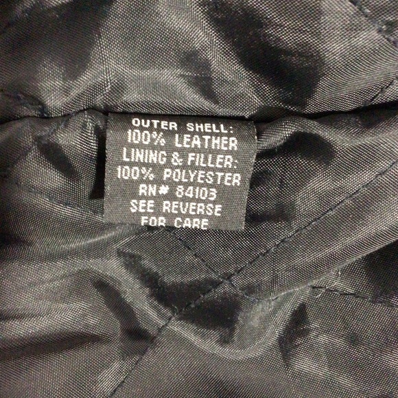 Back Bay Leather Design Black Suede Leather Jacket - Size Large - Picture 9 of 10